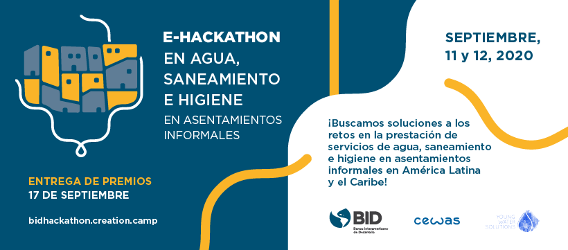 e-Hackathon en agua, saneamiento e higiene en asentamientos informales de América Latina y el Caribe
