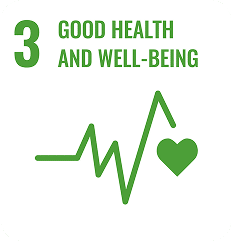 Sustainable Development Goal n°3: good health and well-being.